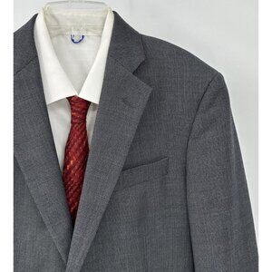BROOKS BROTHERS 2 piece suit explorer fitzgerald fit stretch wool gray 40R 36W
